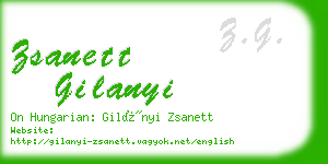 zsanett gilanyi business card